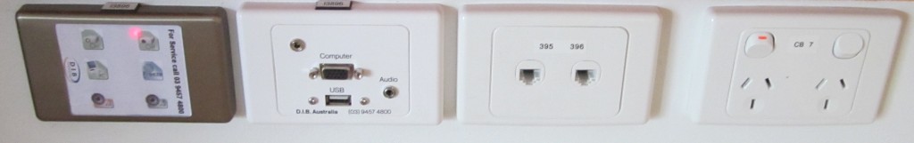 Control panel and wall plates
