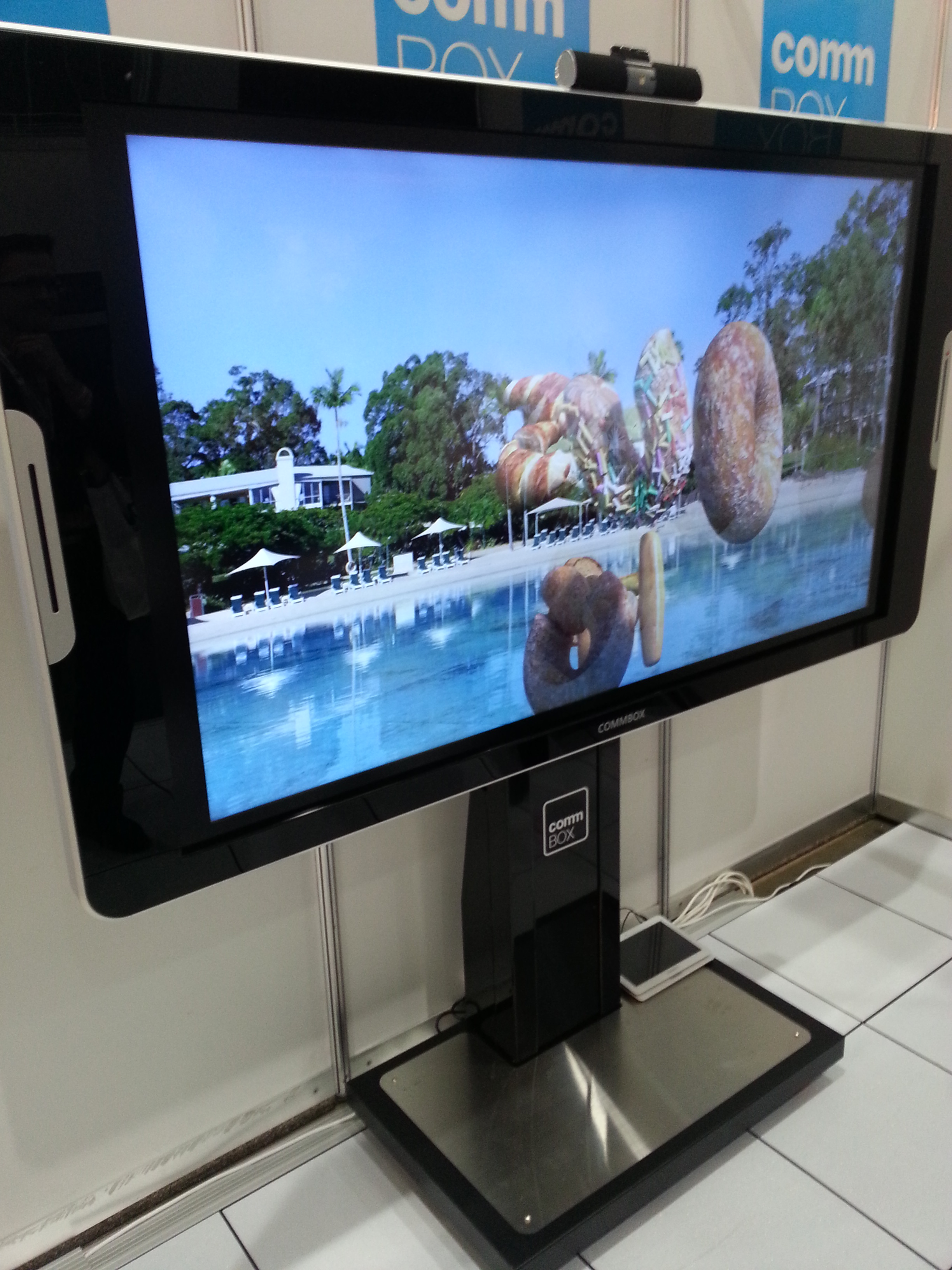 Commbox 75" with built in Android OS - Integrate 2013