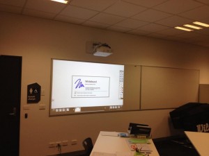Epson EB-1410Wi interactive projectors used in the classrooms.