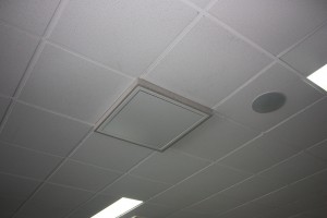 CCCC - Projector fully recessed into ceiling