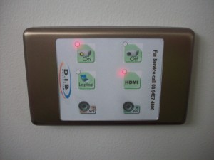 Joey Wall Control Panel - For easy operation of AV system and eliminating issues of lost remotes