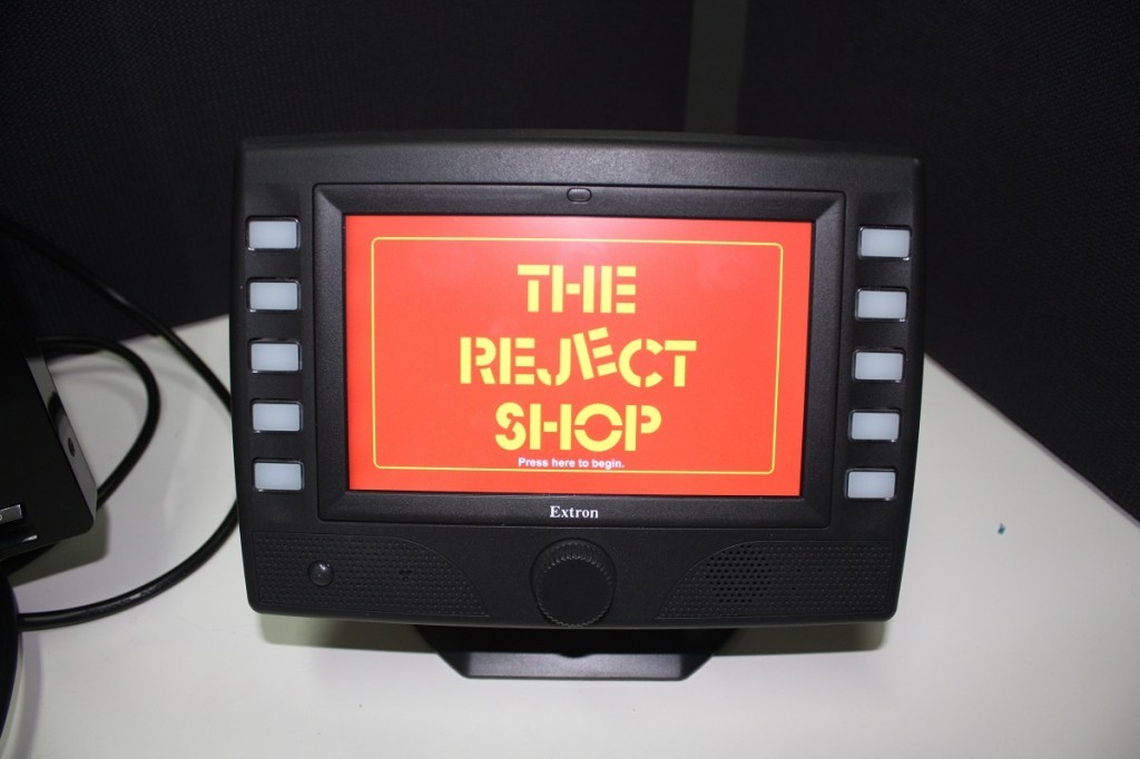 Reject Shop Training Room AV installation - Extron TLP700TV (M)