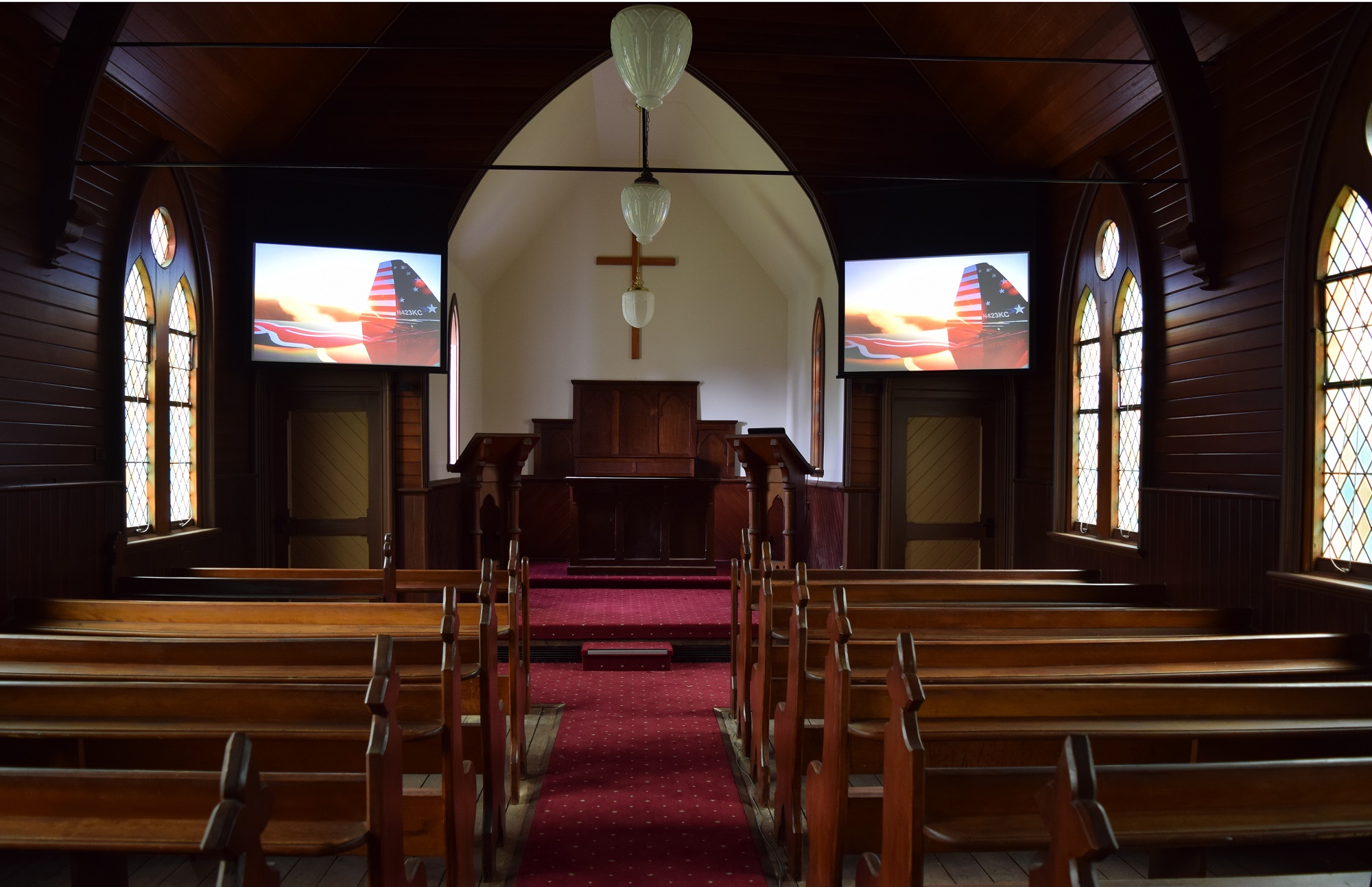 Ivanhoe Grammar - Chapel / church audio visual installation collaboration 2