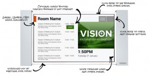 Vision FreeSpace Room Booking Tablet - Photo 2 - AV awards 2015 - DIB Audio Visual