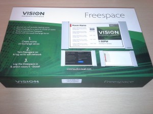 Vision FreeSpace Room Booking Tablet - The box - DIB Audio Visual (med)