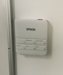 EPSON EB-1400 interactive whiteboard control panel