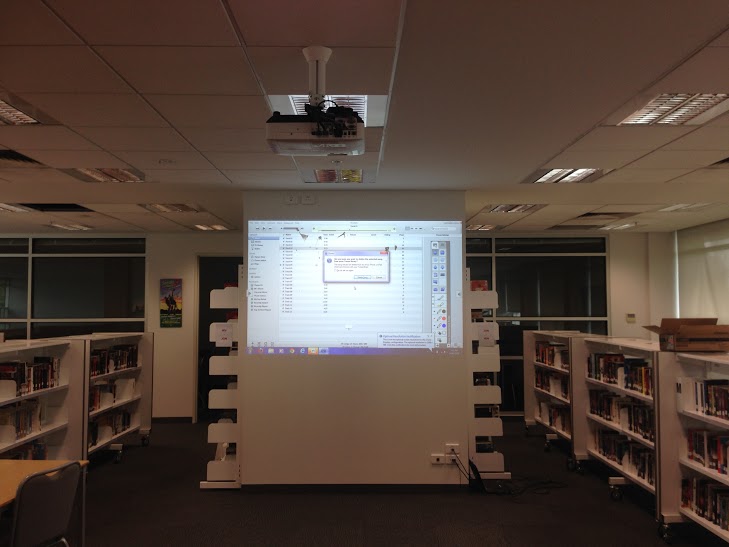 school projector system