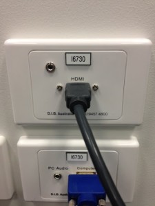 HDMI and VGA inputs