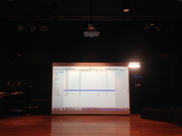 drama room projector system