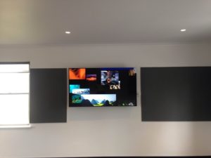 meeting room phillips 65" digital signage for new building