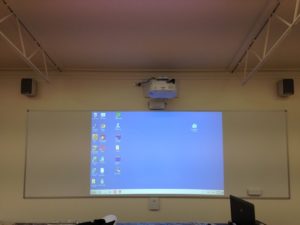 Epson EB-1420Wi projector install