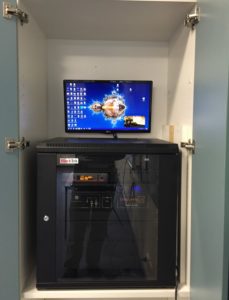Classroom capture system with LED preview monitor