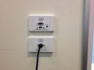 HDMI, VGA, audio, and USB wall plate