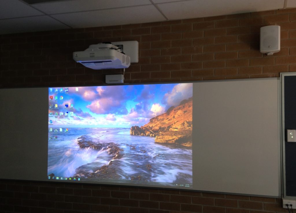 EPSON EB-1450Ui 3800 ANSI WUXGA Meeting Mate FINGER TOUCH Interactive Projector at Caulfield Grammar School