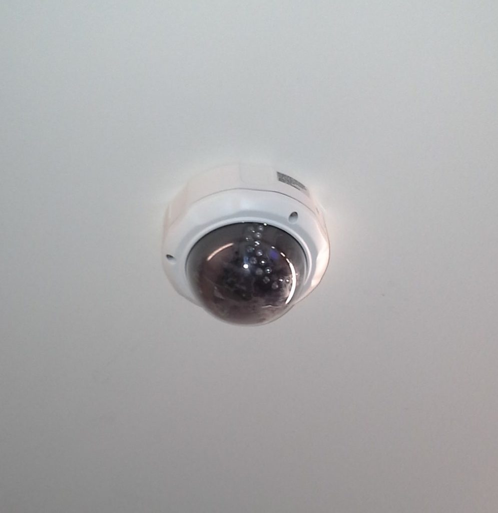 HD SDI camera in compact ceiling housing at St Bedes College