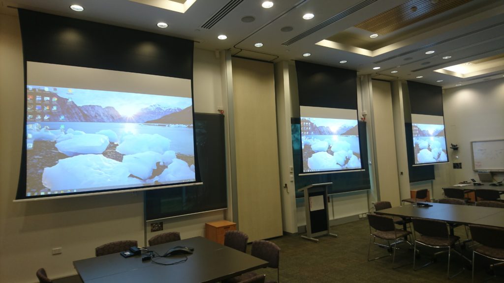 Example of the projectors' high-quality images at Rio Tinto