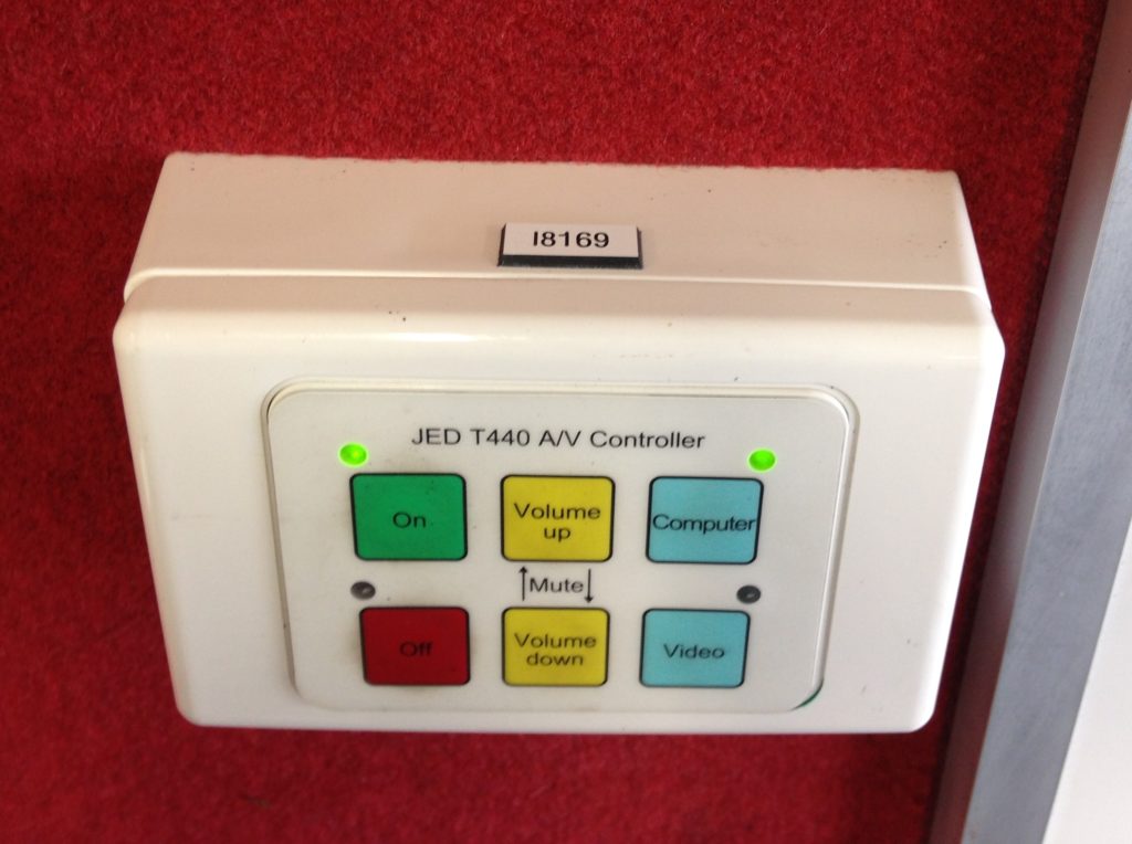 JED T440 wall control panel at Hume Anglican Grammar