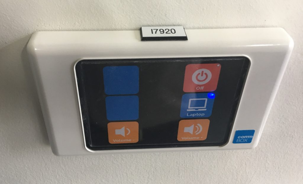 Joey Micro 6 wall control panel at Trinity Grammar School