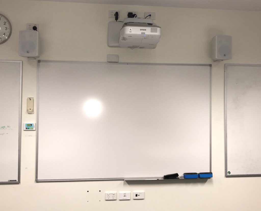EPSON EB-685W Ultra Short Throw Projector projector at Melbourne Girls Grammar