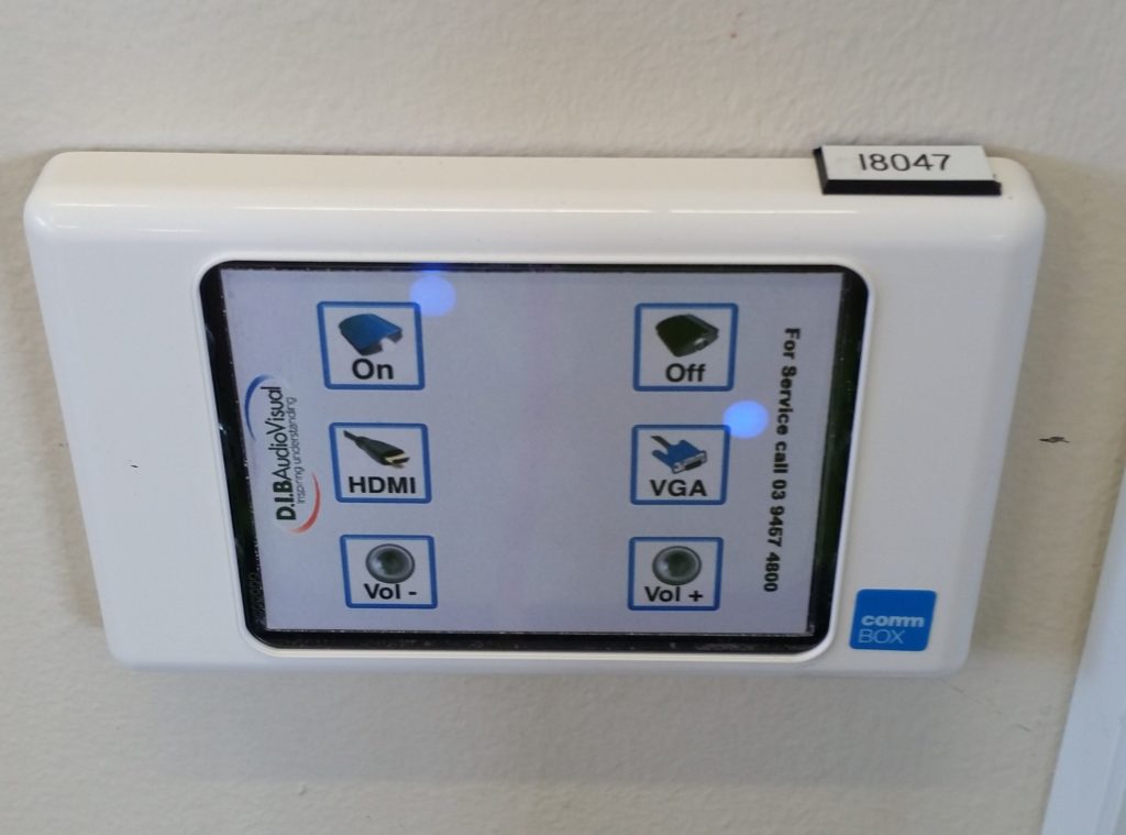Joey Micro 6 wall control panel at Parade College