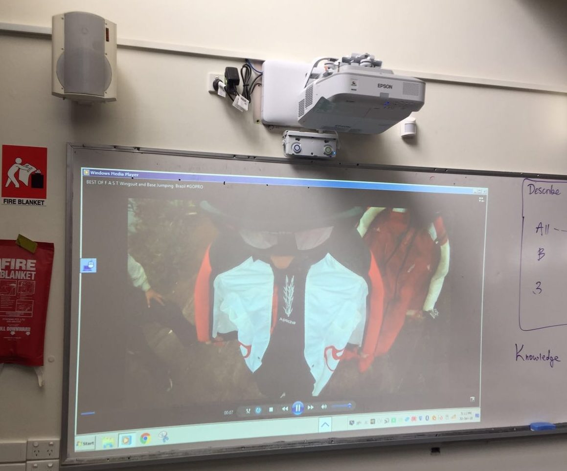 EPSON EB-695Wi Interactive Finger Touch Projector at ELTHAM College