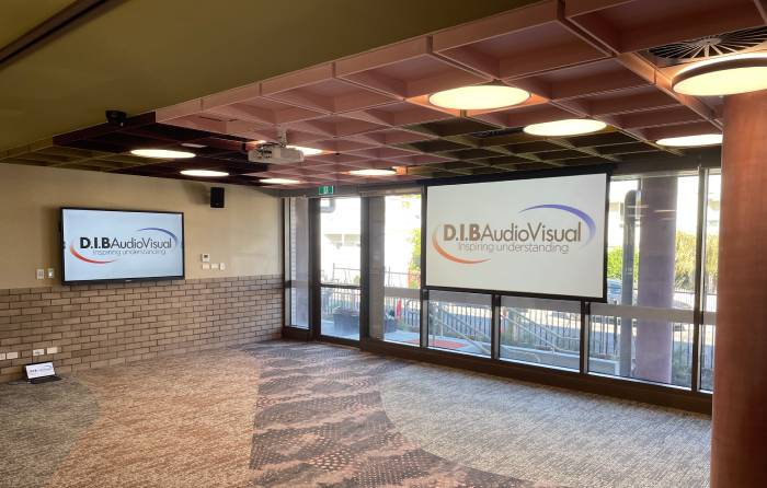 Richmond Primary School Community Hub displays by DIB AUdio Visual