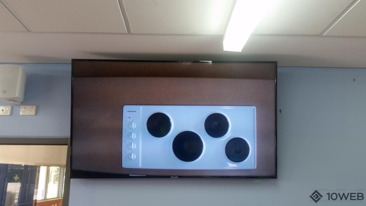65" Philips commercial lite monitor at MacKillop College