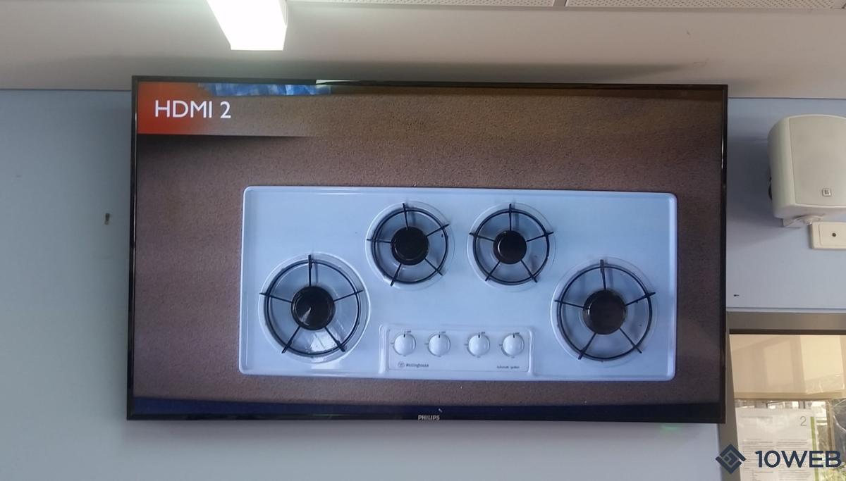 65" Philips commercial lite monitor at MacKillop College