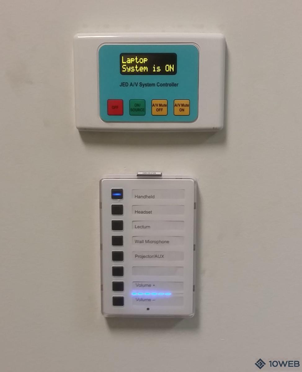 AM ICON control panel and JED panel at Banyule community Health