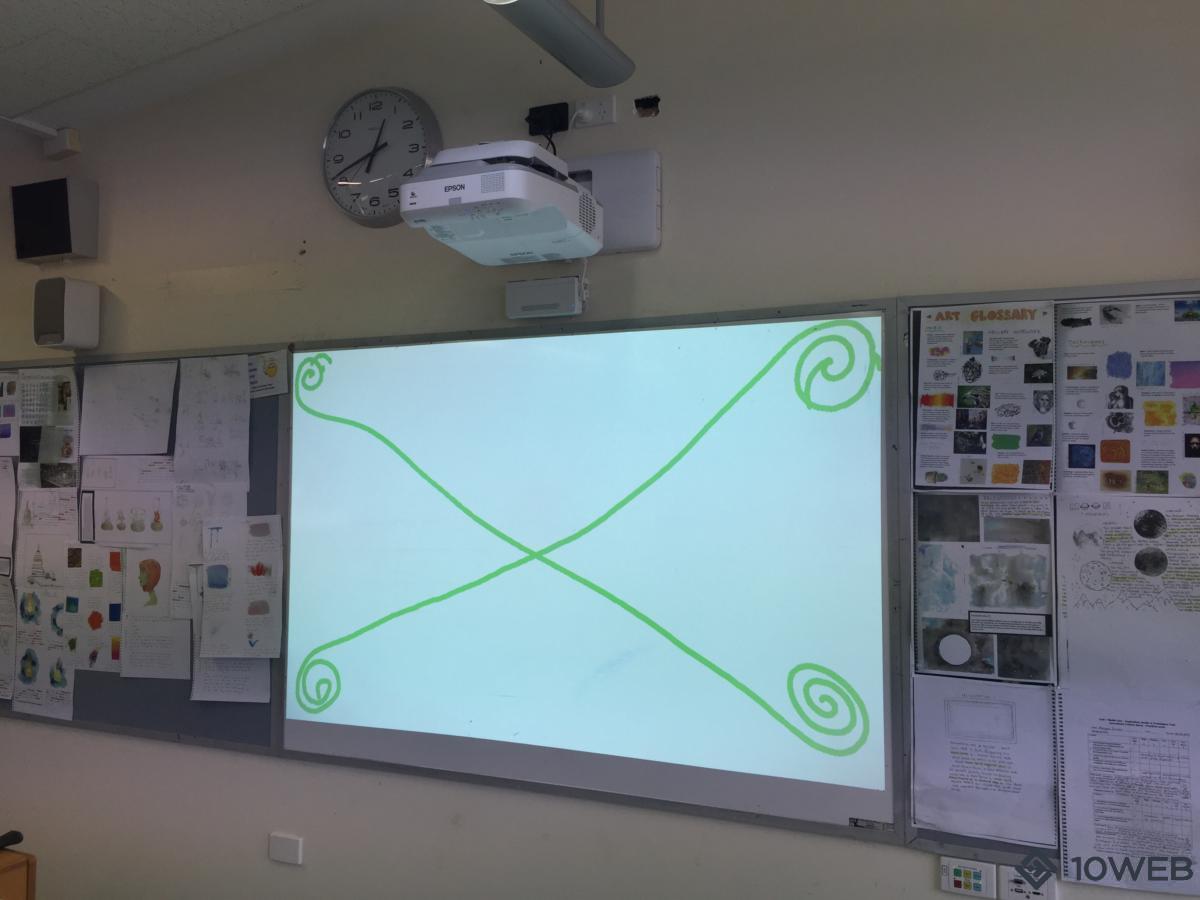 Epson EB-695Wi interactive projector at Ringwood Secondary