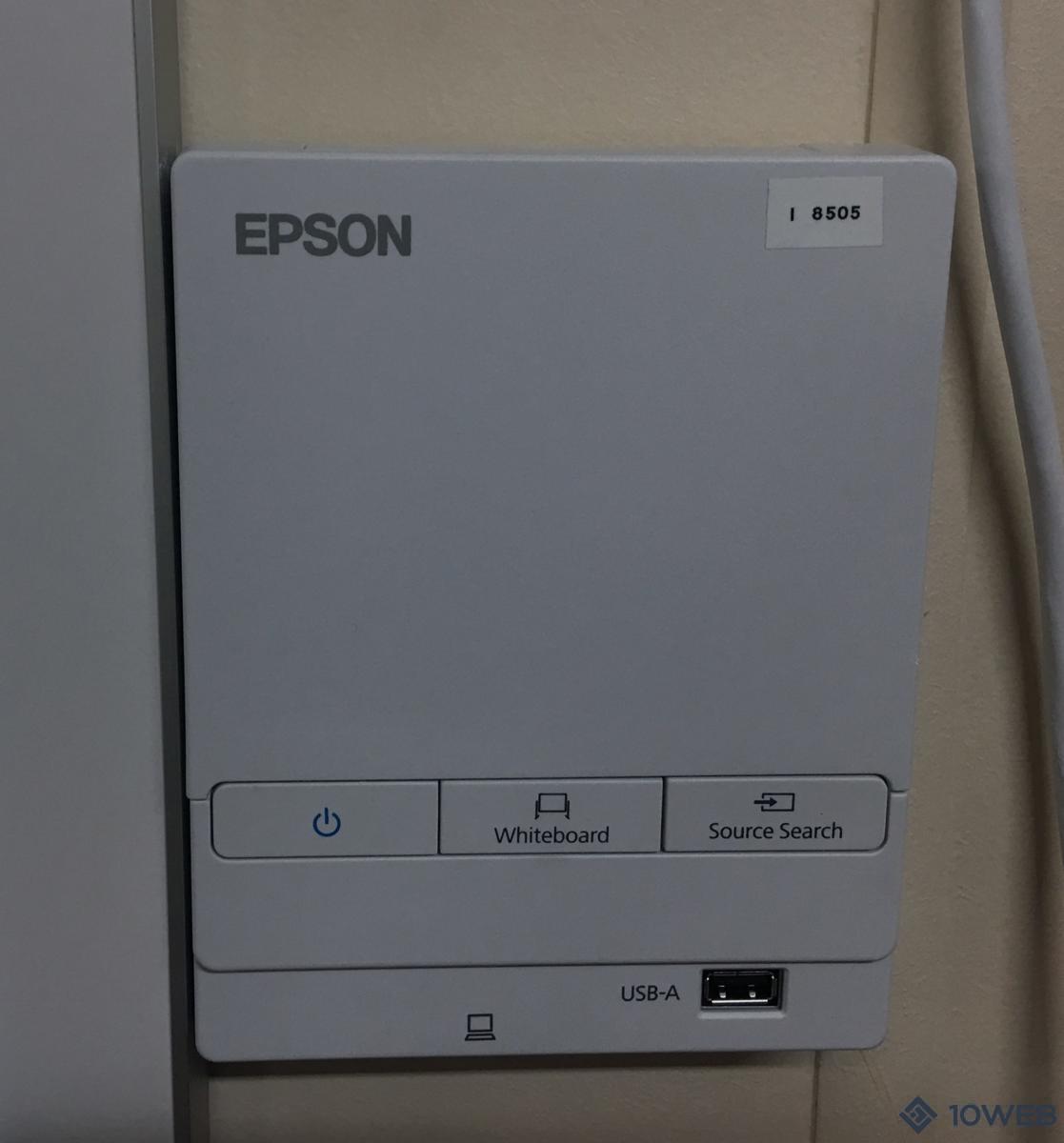 EPSON EB-1450Ui Control Pad at Victoria Police