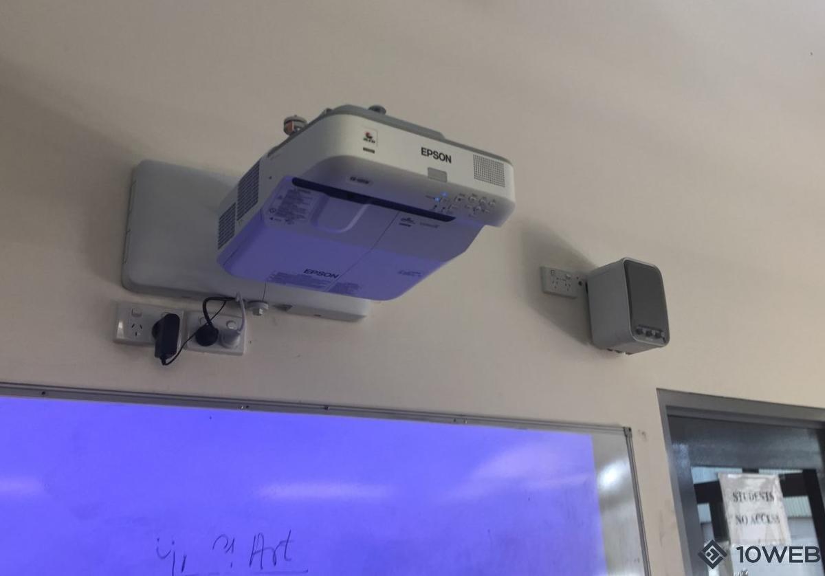 EPSON EB-685W and EPSON 15 Watt speaker at Hume Central Secondary