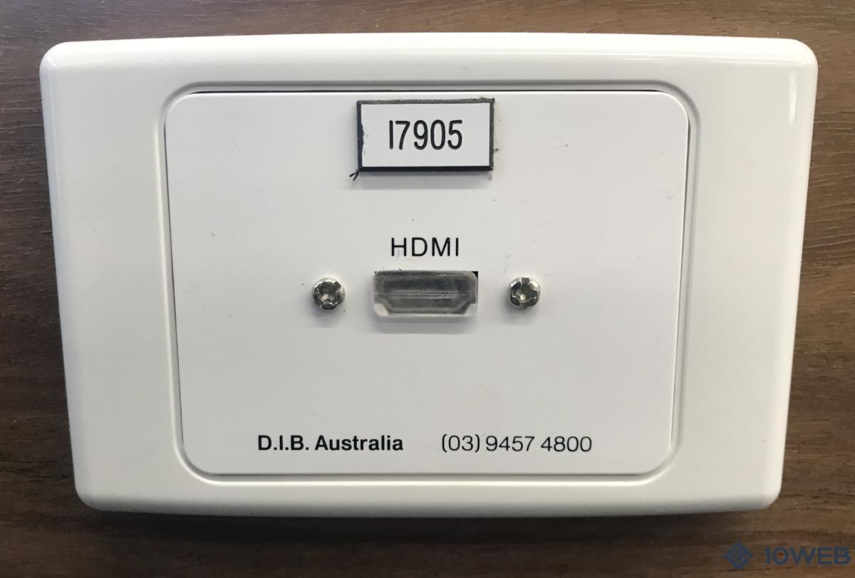 HDMI input at PLC