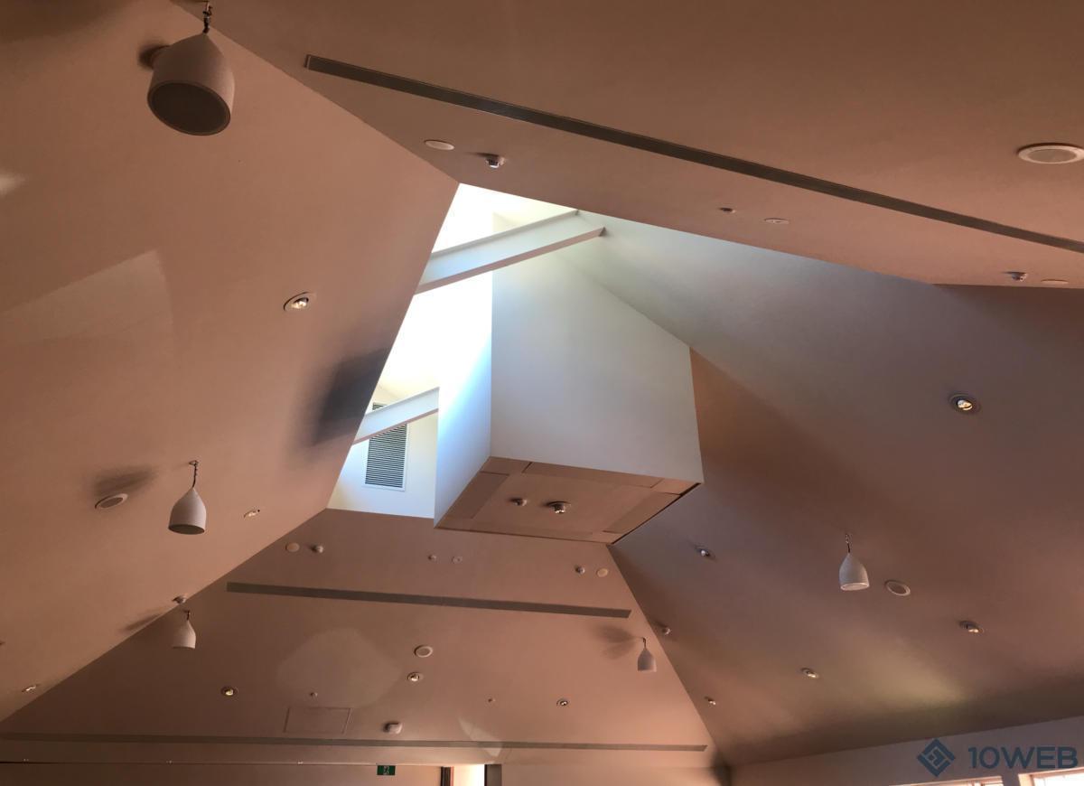 Displays retracted into the ceiling at Caulfield Grammar