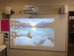 EPSON EB-695Wi interactive projector at St Dominic's School